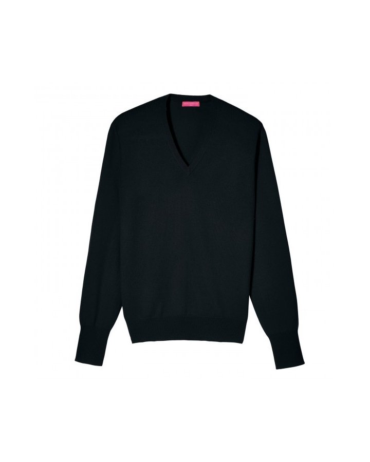 Cashmere V-neck sweaters Black Men