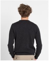 Herren-Kaschmirpullover Anthrazit | Hermine de Pashmina