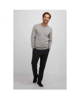 Maglia girocollo in Cashmere Grigio chiaro da Uomo