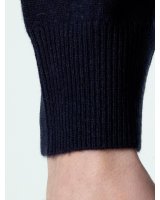 Maglia a collo alto in Cashmere Blu scuro da Uomo