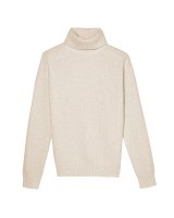 Herren Pullover mit Rundhalsausschnitt aus Kaschmir Beige