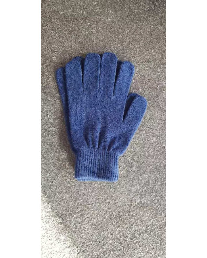 Gants en cachemire winter short Bleu azur