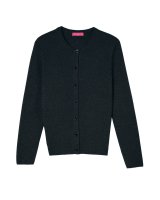 Anthracite Cashmere Cardigan for Women