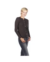 Anthracite Cashmere Cardigan for Women