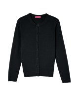 Cardigan en cachemire noir pour femme