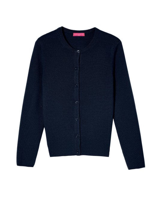 Marineblauwe Kasjmier Cardigan voor Dames