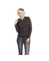 Cardigan en cachemire chocolat pour femme