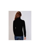 Rollkragenpullover aus Kaschmir Schwarz