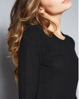 Cashmere round neck sweaters Black