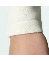 Damen Kaschmir V-Ausschnitt Pullover in Weiß