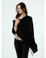 Pashmina Ultra doux en cachemire Noir