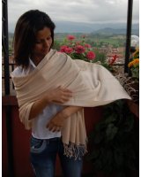 Cashmere ultra smooth Pashmina Beige