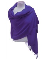 pashmina cachemire et soie de luxe wisteria