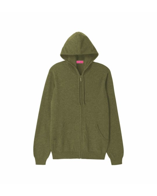 Pull gilet zip savannah cachemire