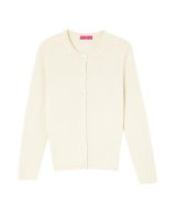 Weißer Kaschmir-Cardigan für Damen