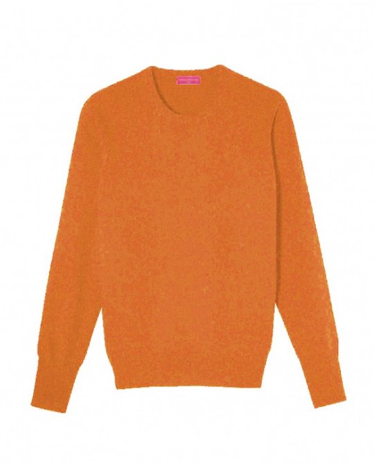 Pull col rond en cachemire Inferno pour homme
