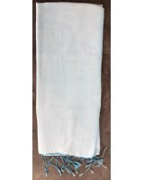 Ice Blue silk-water pashmina | Hermine de Pashmina