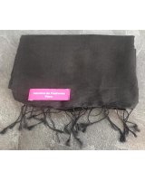 Pashmina en eau de soie Noir