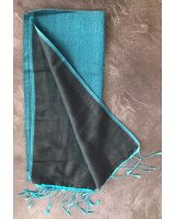 Pashmina Blau und Jeansblau | Hermine de Pashmina