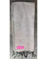 Pashmina grigio antracite 40x160 | Hermine de Pashmina