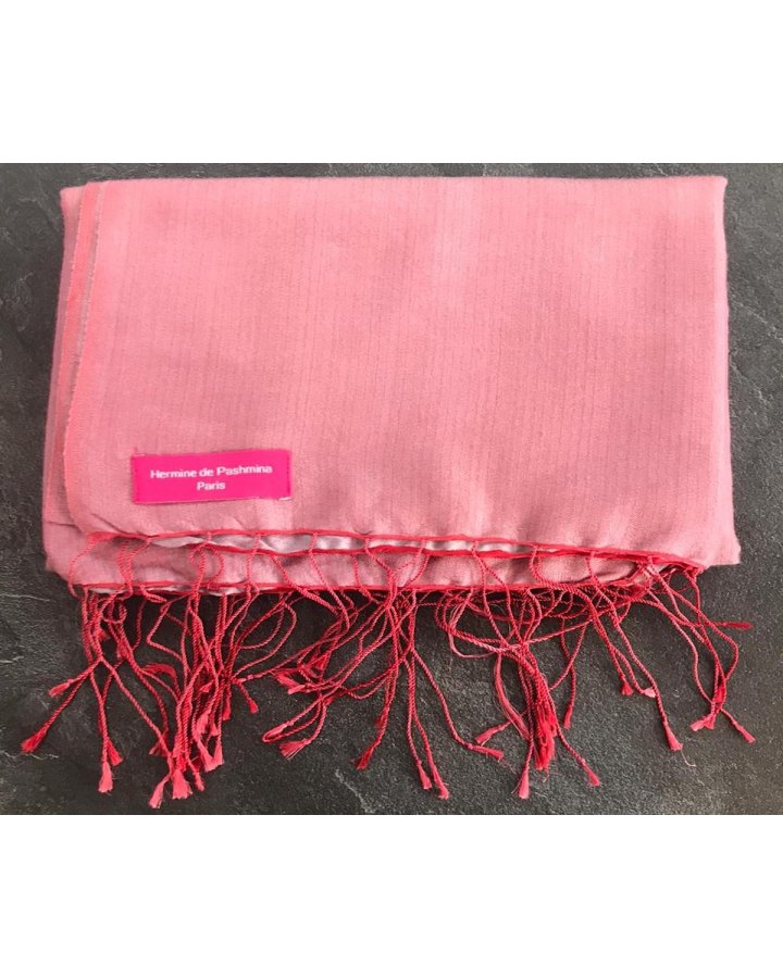 Light Red And Mauve pashmina | Hermine de Pashmina