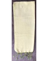 Pashmina in cashmere e seta verde e verde chiaro | Hermine de Pashmina