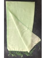 Pashmina eau de soie lichtgroen 70 x 180 cm | Hermine