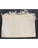 white cashmere and silk pashmina