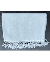 luxury light blue cashmere and silk pashmina