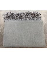 grauen Kaschmir- und Seiden-Pashmina