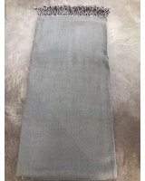 pashmina cachemire et soie de luxe gris