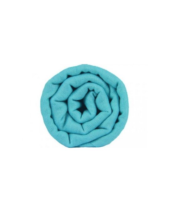 Pashmina Pur Cachemire Bleu Police