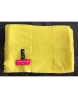Pashmina en Pur Cachemire Jaune Poussin