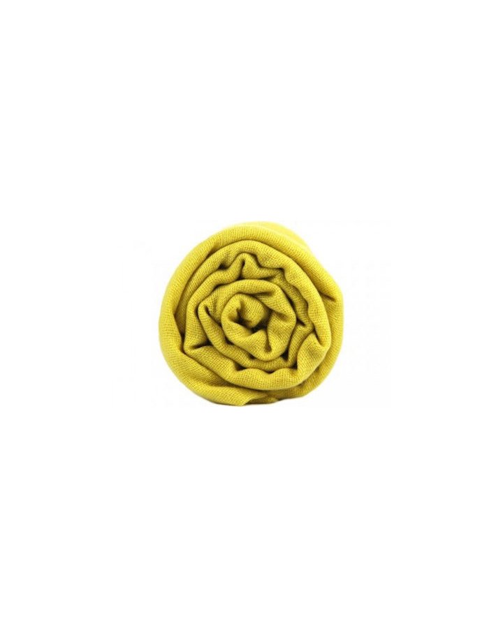 Pashmina in Puro Cashmere Giallo Pulcino