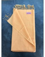 luxury cashmere and silk pashmina in pale orange