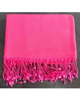 luxe roze kasjmier en zijden pashmina