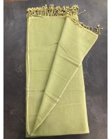 luxe lichtgroene kasjmier en zijden pashmina