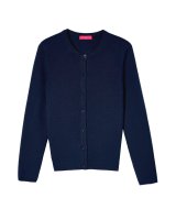 Cardigan en cachemire bleu surf pour femme