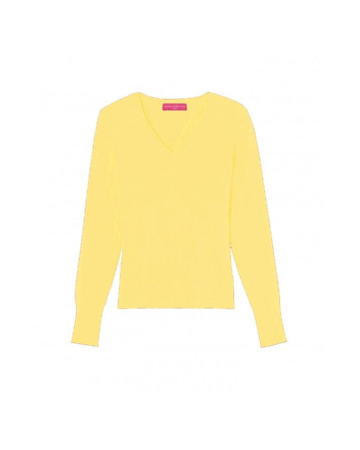 Women's Mimosa Cashmere V-neck Sweater