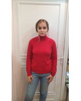 rode kasjmier coltrui voor vrouwen