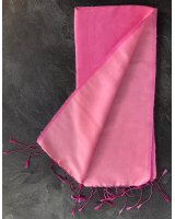 Pashmina rosa e rosa pallido | Hermine de Pashmina