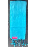 Pashmina Türkis aus Seidenwasser | Hermine de Pashmina