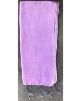Pashmina viola in cachemire e seta 70 x 180 cm | Hermine