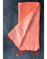 Pashmina arancione e arancio chiaro | Hermine de Pashmina