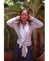 Gilet Froufrou en cachemire Gris clair