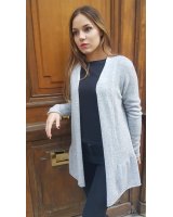 Gilet Froufrou en cachemire Gris clair
