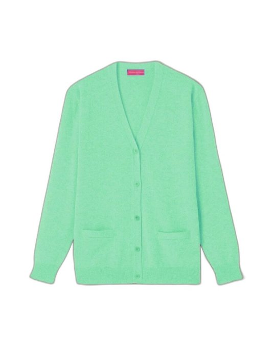 Gilet Oversize in Cashmere Verde Paradiso