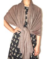 Himalaya-Kaschmir-Pashmina in Mittelbeige