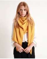 Pashmina in Puro Cashmere Senape