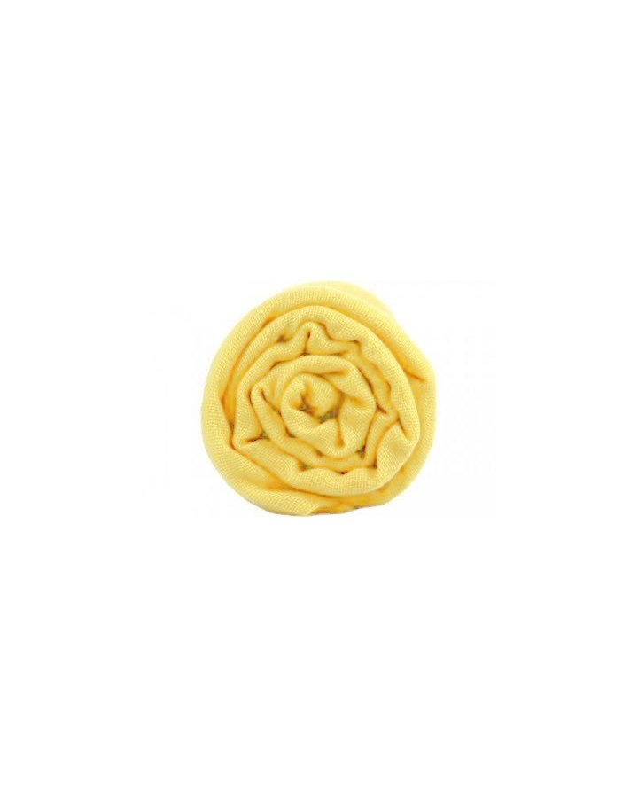 Pashmina in puro cashmere Giallo Pallido